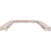 Peuterbank recht 138 x 43 x 30 cm incl wielen, 4 lades 15 cm hoog, ahorn