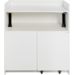 Aankleedtafel Standard 100 wit zonder trap