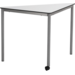 Tafel Flexi 90, 80 x 80 x 110 cm volkern met 1 zwenkwiel, 75 cm hoog