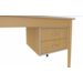 Docentenbureau 410 blad Ahorn,140 x 70 cm met ladenblok
