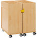 Klapkast Basic ahorn verrijdbaar, 77 × 80 × 93 cm