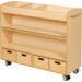 Kast ahorn, 105 × 40 × 89 cm, verrijdbaar, excl. bakken