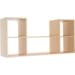 Wandhangkast 3, 5-vaks, 154 × 30 × 72 cm Ahorn