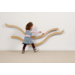 Wandkogelbaan 151 x 9 cm, set van 2