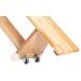 Gymbank breed met wielen, 300 x 28 cm, 35 cm hoog
