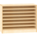 Puzzelkast, 100×40×77 cm ahorn 7 vakken