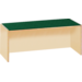 Podiumelement recht 100 × 40 × 35 cm, Ahorn met Tretford bekleding kleur Champignon