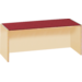 Podiumelement recht 100 × 40 × 35 cm, Ahorn met Tretford bekleding kleur Champignon