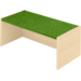 Podiumelement recht 120 × 40 × 35 cm, Ahorn met Tretford bekleding