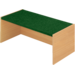 Podiumelement recht 120 × 40 × 35 cm, Beuken met Tretford bekleding