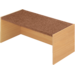 Podiumelement recht 120 × 40 × 35 cm, Beuken met Tretford bekleding