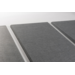Akoestische PET-vilt wandpanelen, set4, donkergrijs, 30x120 cm