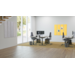 Akoestische PET-vilt wandpanelen, set4, geel, 30x120 cm