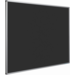 Prikbord Softline profiel 16mm, bulletin zwart, 120x180 cm
