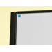 Verrijdbaar Work Board, emailstaal wit, 120x75 cm