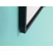 Whiteboard, wit emaille, Softline 8 mm - zwart profiel, 120x150 cm