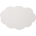 Whiteboard Chameleon emaille gedachtenwolk met zwarte rand 88 × 118 cm