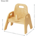 Stoel met knop - set van 2, PT1073