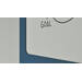 Akoestische whiteboard Silva, 200 x 120 cm, Blauw, verrijdbaar