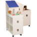 Klip Klap poppenhuis H115xB150xD37,5 cm dak