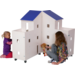 Klip Klap poppenhuis H115xB150xD37,5 cm dak