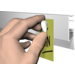 Info Rail magnetisch wit, 200 cm, incl. bevestigingsmateriaal