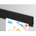 Info Rail zwart structuur 200 cm, incl. bevestigingsmateriaal