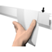 Opbergbakclip wit