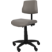 Stoel zithoogte 43-57 cm, luxe kunstleder Donkergrijs/10