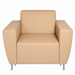 Fauteuil Rolo, op poten, stof 7x 32M1709 classic java