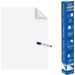 Schrijfvellen Magic-Charts whiteboard blanco 60 x 80 cm, 25 vel