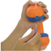 Safe 'n Sound hoofdtelefoon oranje, met afneembare textiel kabel