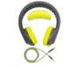 Safe 'n Sound hoofdtelefoon EduFlex Lime met Mini Jack en USB-C kabel