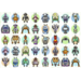 Beloningsstickers 416 Robots, 40 motieven, 720 stuks