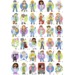 Beloningsstickers (serie 461) Beroepen, 36 motieven, 720 stuks