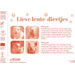 Beloningsstickers 462 Lieve Lentediertjes, 35 motieven, 700 stuks