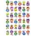 Beloningsstickers 150 Crazy balls 36 motieven, 720 stuks