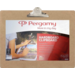 Klemplaat A3 bruin, hardboard