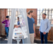 Whiteboard Nobo Move&Meet basis set afneembaar en draagbaar whiteboard/memobord grijs