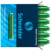 Inktpatronen Schneider groen, 6 stuks