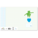 Schriften commerciaal 4x7,5 mm, hart voor leren 16,5 x 21 cm, budget (25 stuks)