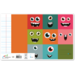 Schriften 9-6-9, monsters, 16,5 x 21 cm, 80 gr (25 stuks)