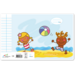 Schriften midicahiers 6-4-6, zon, zee en strand, 13,8 x 18 cm, 80 gr (25 stuks)