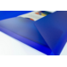 Elastomap A4 PP transparant blauw