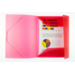 Elastomap A4 PP transparant rood