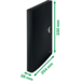 Documentenbox Leitz Re:cycle A4 PP, Zwart