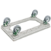 Transport Dolly 610x410 mm geluiddempend, grijs