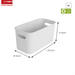 Opbergbox sigma cube 6 liter wit