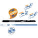Rollerpen OOPS ergo-grip zwart, 12 stuks