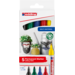 Permanent marker edding 3000 assorti basis, 5 stuks